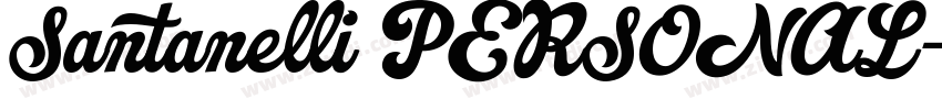 Santanelli PERSONAL字体转换